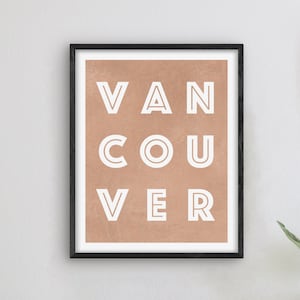 Vancouver Washington Art - Vancouver Art Print, Washington Gift Idea, City of Vancouver WA Sign / Poster