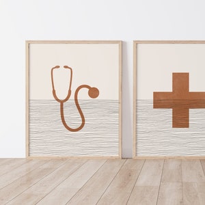 Medical Art - Medical Wall Art / Room Decor, Healthcare Poster, Boho Medical Print - Medical Gift