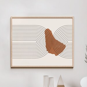 Barbados Wall Art - Mid Century Barbados Map, Retro Barbados Wall Decor / Poster, Country of Barbados Print