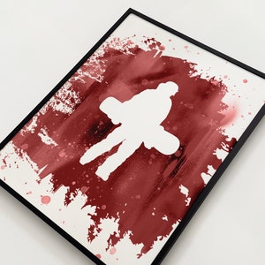 Snowboarding Print - Boys Snowboarding Poster, Snowboarder Decor - Framed OR Unframed - Snowboarding Gift, Wall Art / Boys Room Decor