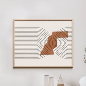 Western Sahara Wall Art - Mid Century Western Sahara Map, Retro Western Sahara Wall Decor / Poster, Country of Western Sahara Print