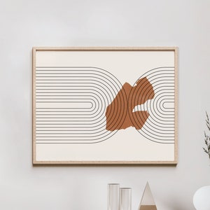 Djibouti Wall Art - Mid Century Djibouti Map, Retro Djibouti Wall Decor / Poster, Country of Djibouti Print