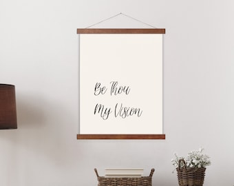 Be Thou My Vision - Hymnenwandkunst, "Be Thou My Vision" - Wandkunst / Dekor, christliche Kunst - Hymnentextdruck
