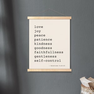 Custom Bible Verse Wall Art - Personalized Scripture Hanging Canvas, ANY VERSE - Christian Wall Decor / Christian Gift, Bible Verse Tapestry