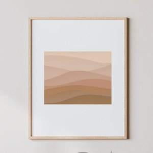Art mural bohème du Wyoming - art mural moderne du milieu du siècle du Wyoming, art mural minimal - décoration bohème / impression d'art et décoration murale