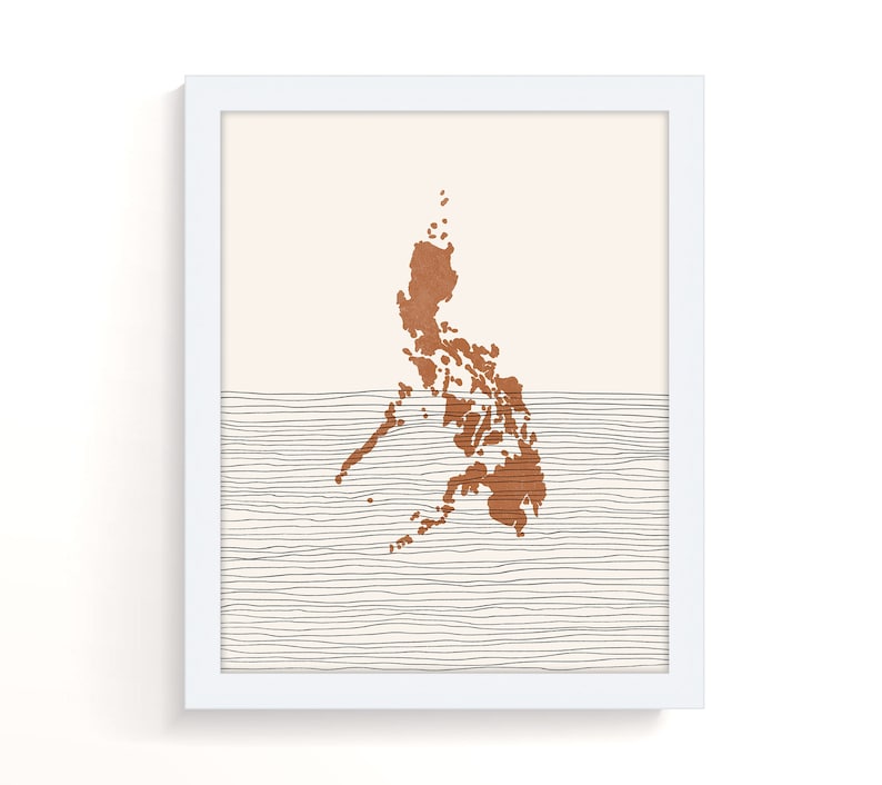 Philippines Print Boho Philippines Wall Art and Decor Etsy