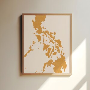 Maximalist Wall Art Map of Philippines - Custom Location Print - Maximalist Wall Decor, Philippines Art Print