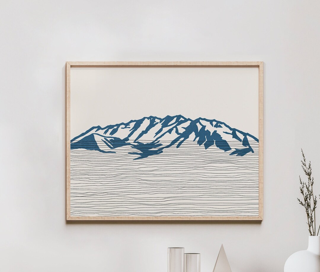 Mount Timpanogos Art Print Wasatch Mountain