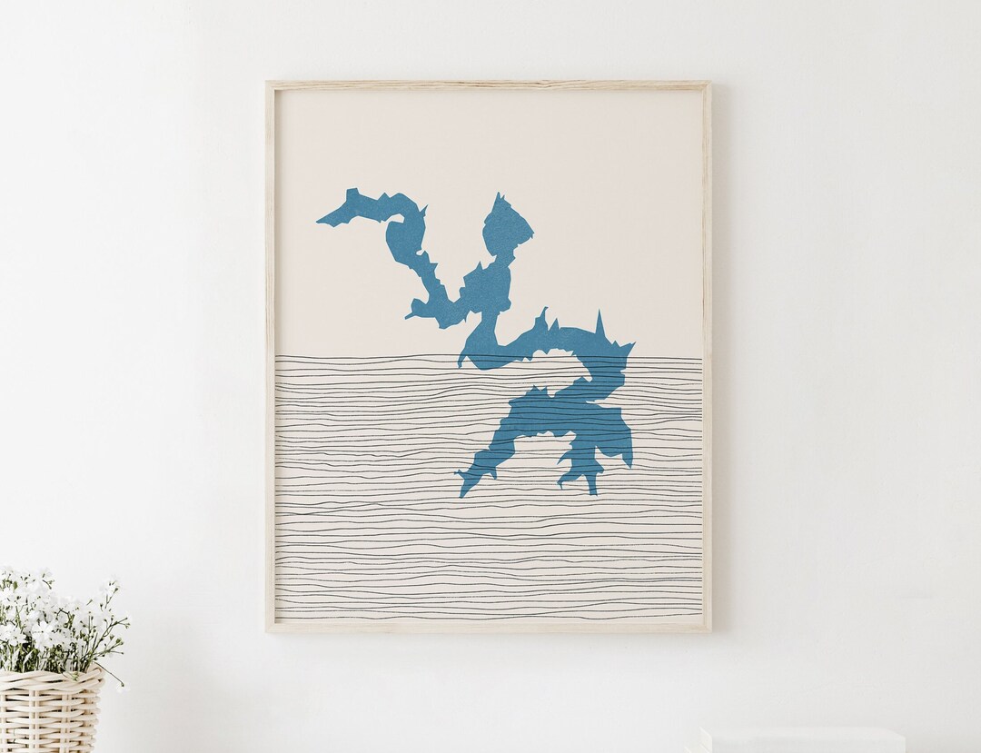 Lake Amon G Carter Art Boho Lake Amon G Carter Print, Lake Amon G