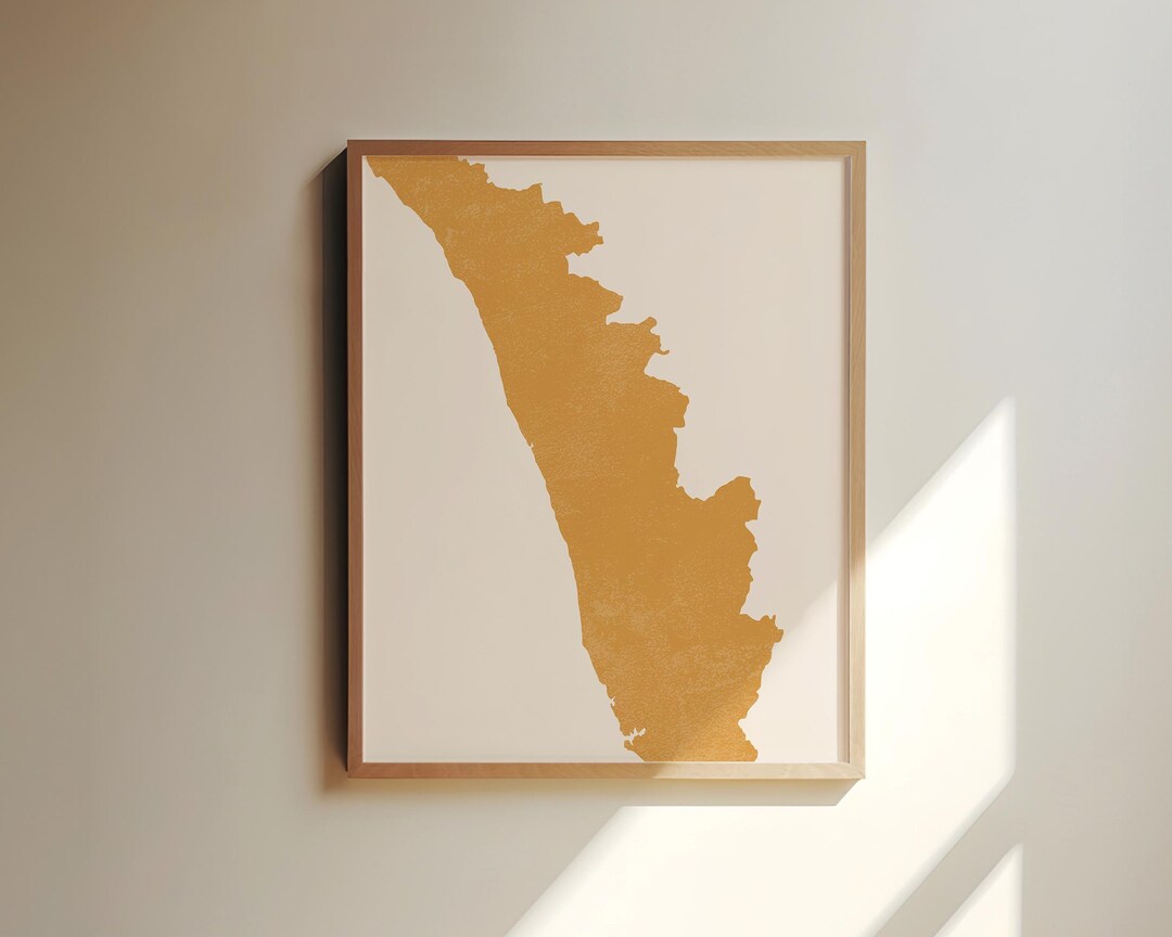 Maximalist Wall Art Map Of Kerala Custom Location Print Maximalist maximalist-wall-art-map-of-kerala-custom-location-print-maximalist