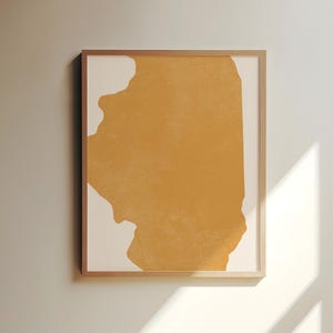 Maximalist Wall Art Karte von Illinois - Benutzerdefinierter Standort Druck - Maximalist Wall Decor, Illinois Kunstdruck