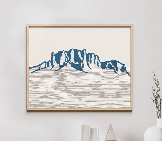 Superstition Mountains Art Print - Superstition Wilderness Area