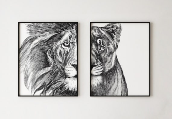 The Lioness Wall Canvas (16x20)