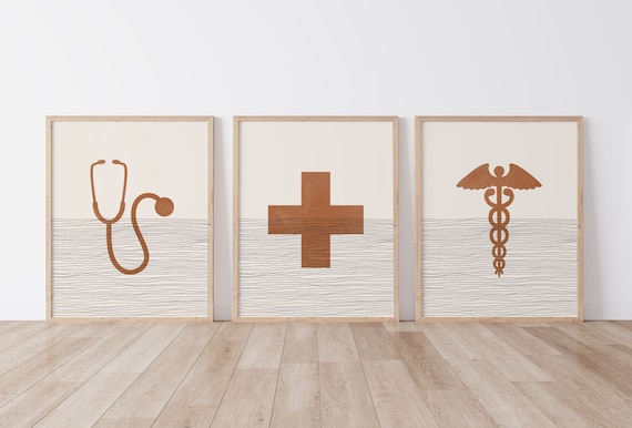 Medical Art - Medical Wall Art / Room Decor, Healthcare Poster, Boho Medical Print - Medical Gift