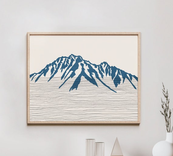 Mount Stuart Art Print - Cascade Range , Washington - Alpine Peaks