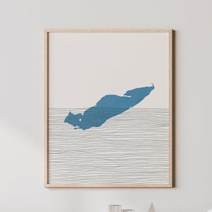 Lake Erie Druck - Boho Lake Erie USA / Kanada Dekor - Lakehouse Wandkunst, Geschenkidee