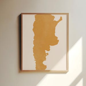 Maximalist Wall Art Map of Argentina - Custom Location Print - Maximalist Wall Decor, Argentina Art Print