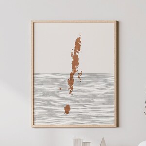 Lámina artística de las islas Andamán: arte de pared bohemio de las islas Andamán, póster de viaje de las islas Andamán, India, decoración de pared/regalo