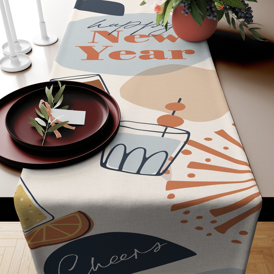 Winter Table Runner New Years Eve Table Runner New Years Etsy