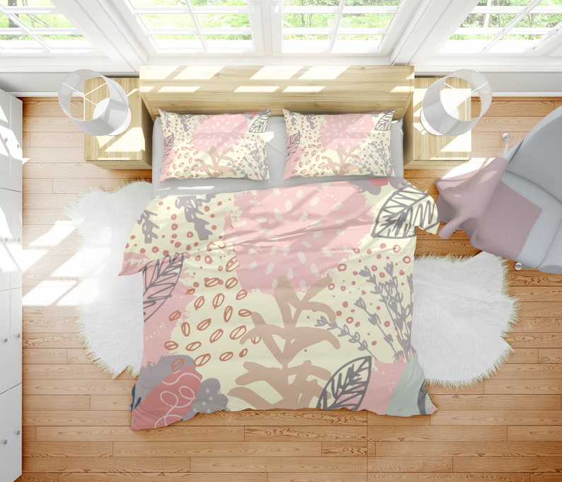 Duvet cover queen boho bedding queen duvet cover modern Etsy