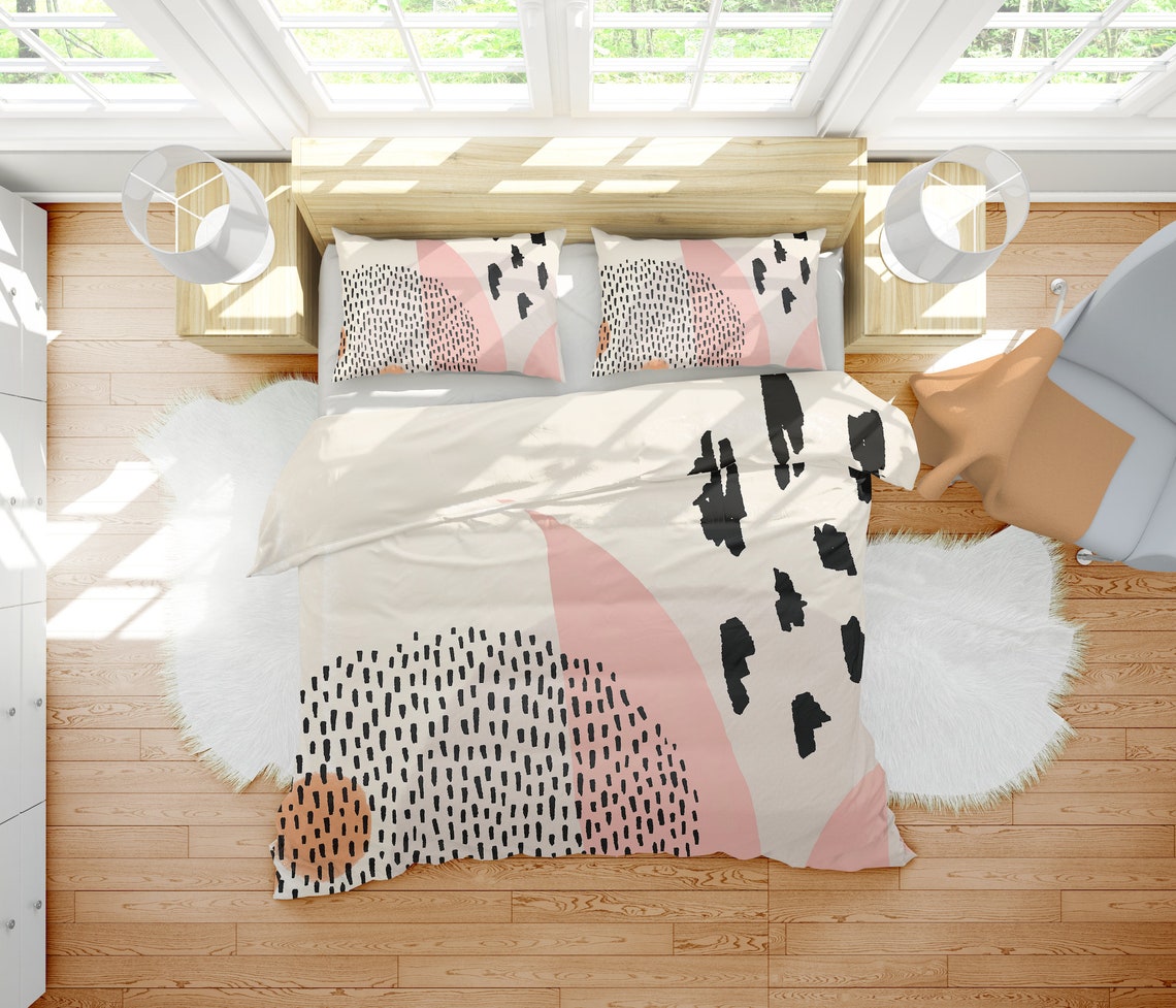 Boho duvet cover queen boho bedding queen boho floral duvet Etsy