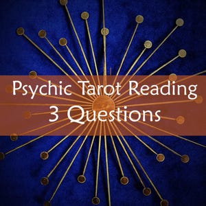Lecture de tarot utilisant la capacité psychique. Réponse très honnête et détaillée - écrite, audio ou vidéo. Trois questions/Une situation/Conseils ouverts