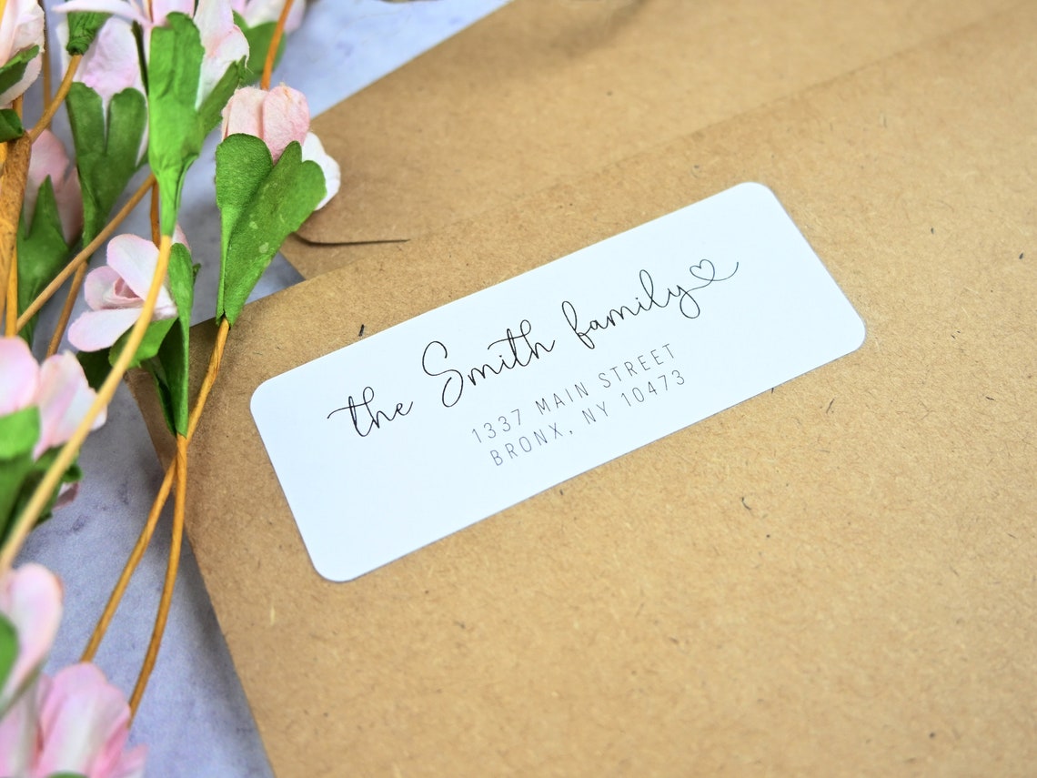 Return Address Labels Personalized Mailing Stickers Standard | Etsy