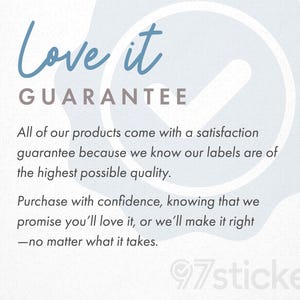 Love it guarantee