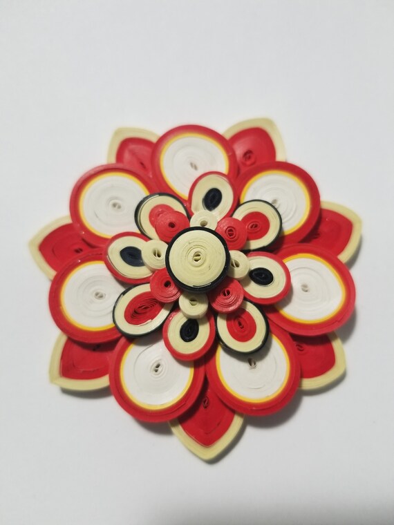 Assorted Quilled Flower Handmade Etsy
