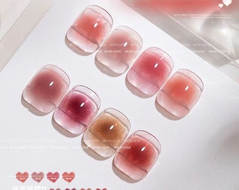 Blushing Pinks Blooming Gel Nail Polish UV/LED Korean Nail Art DIY Nail Kit