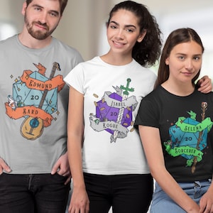 Dnd When The Rogue Smiles Tabletop Game Group T-Shirt Dnd When The Rogue Smiles Tabletop Game Group T-Shirt