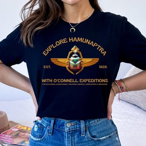 Explore Hamunaptra O&#39;Connell Expeditions Shirt, The Mummy Shirt, Brendan Fraser, The Mummy 1999, Brendan Fraser Tshirt, Movie Lover Gift,