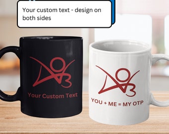 Customized AO3 Fanfiction Mug - Fanfic Writer Gift, Custom Name Gift, Fan Fiction Author Reader Personalized Mug w Name or text - Kudos