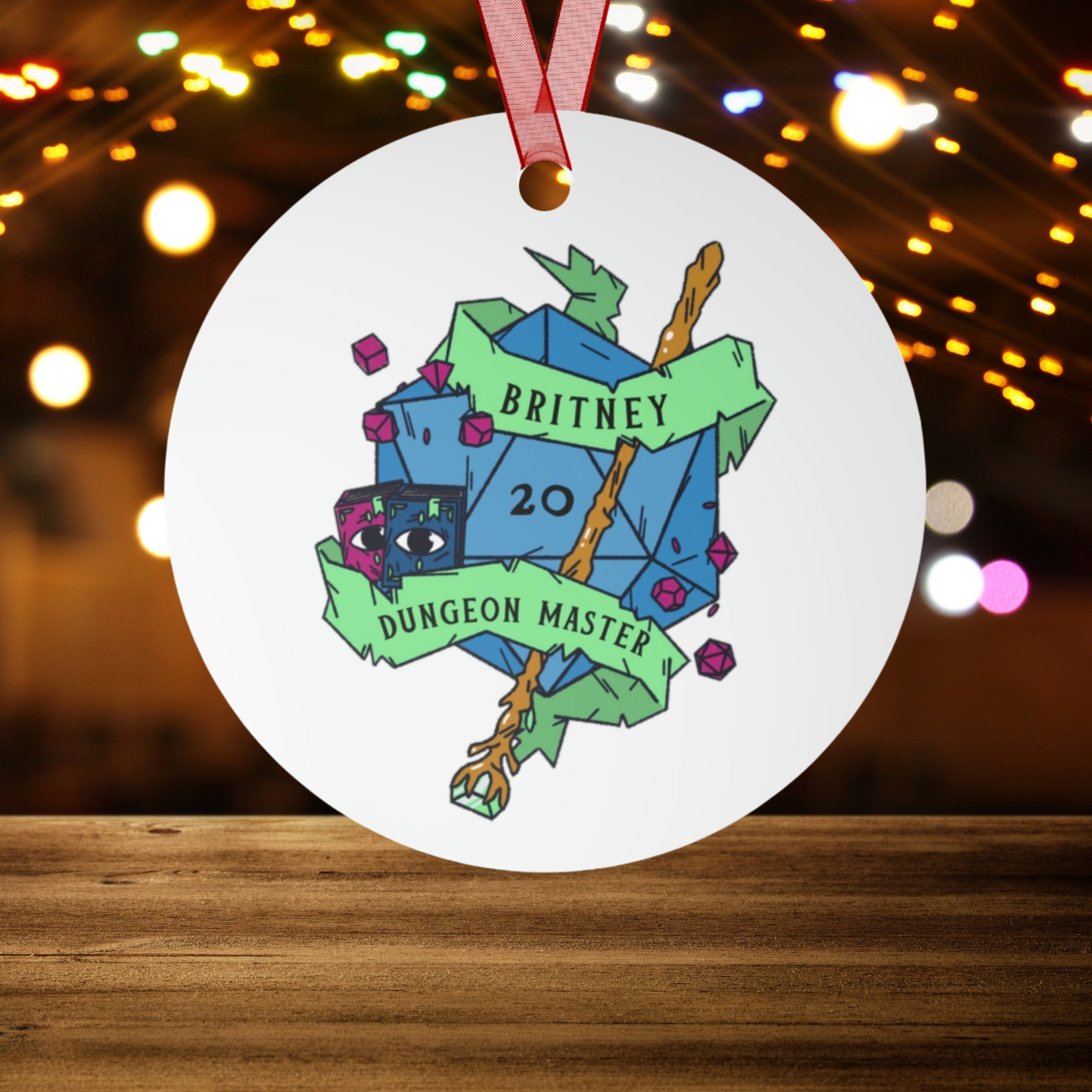 Dnd Graduation Personalized Dnd Ornament With Name - Customizable Dungeons and Dragons ...