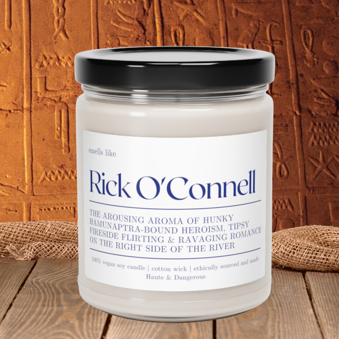 Rick O'connell Candle, Brendan Fraser Fan Gift, Brendan Fraser Merch, the Mummy 1999, Rick O'connell Candles, Candle in Jar, Brenaissance - Etsy UK