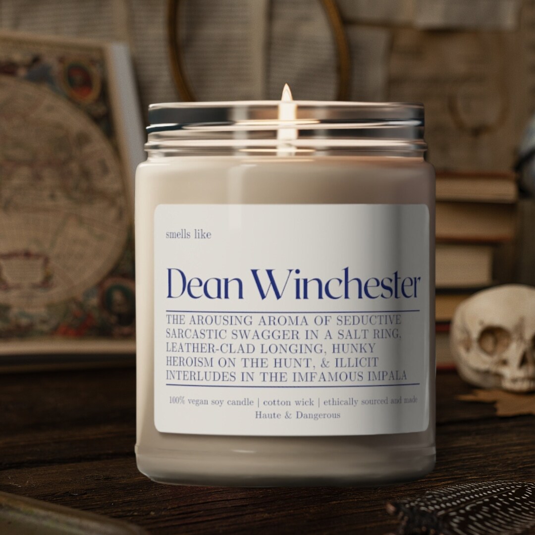 Smells Like Dean Winchester Candle Supernatural Merch Inspired Candle