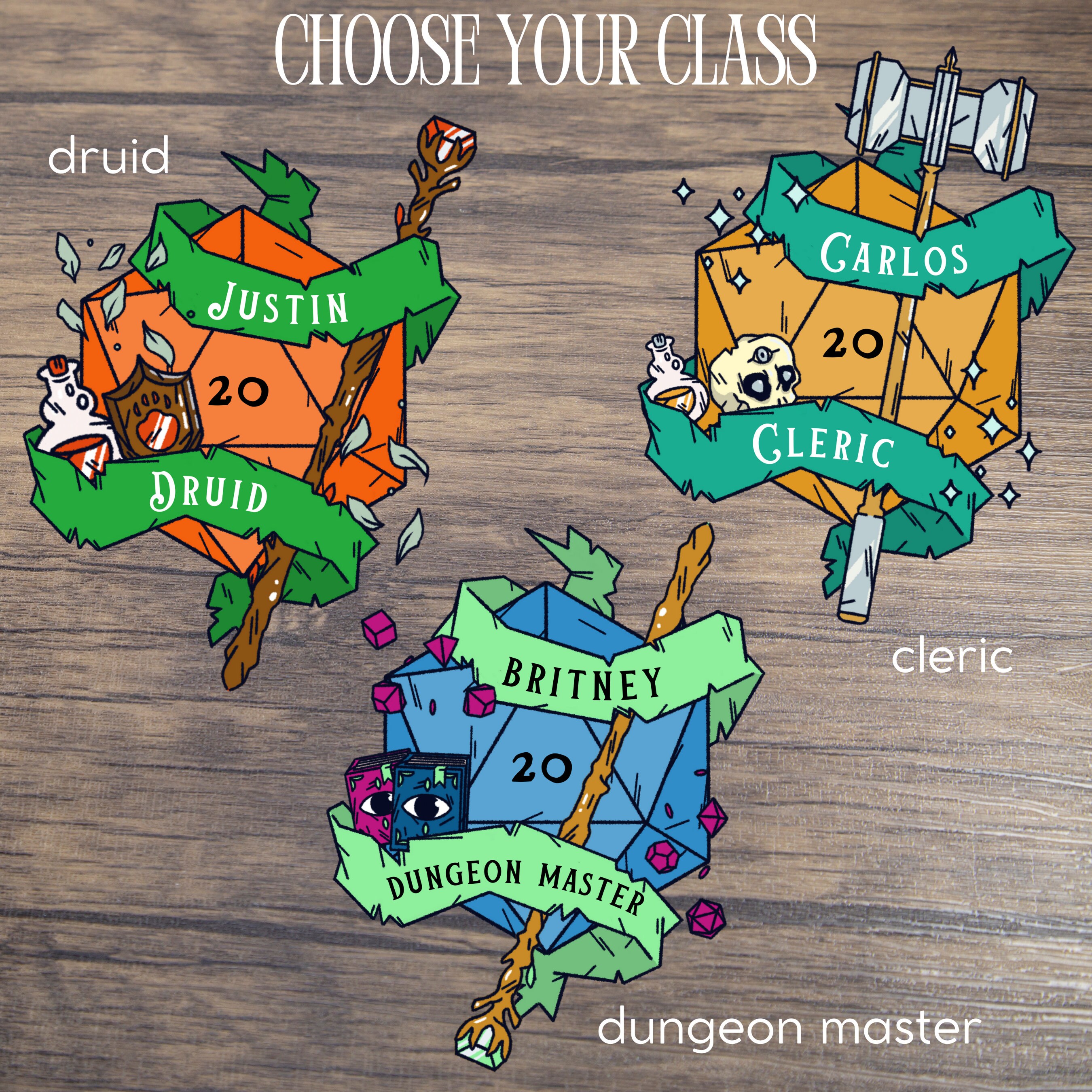Dnd Graduation Personalized Dnd Glass Christmas Ornament W Name / Class, Customizable ...