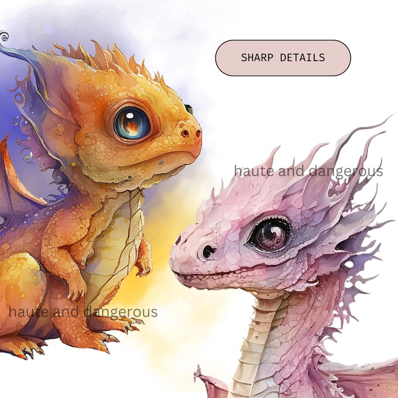 Dragon Nursery Art Pastel Printable Set of 8, DIY Nursery Decor, Baby ...