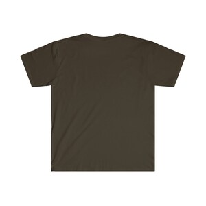 May include: A dark brown short-sleeved t-shirt.