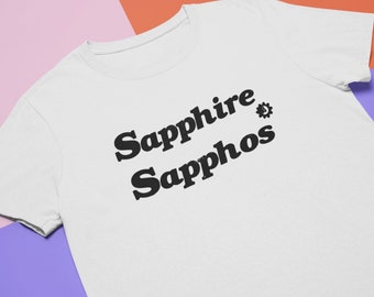 Sapphire Sapphos T-Shirt: Lesbian of Color Activism, LGBT Pride