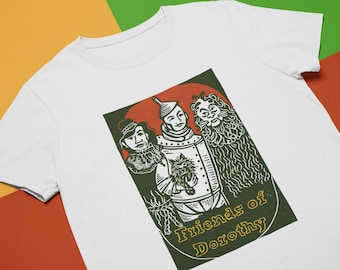 Friends of Dorothy | Vintage Gay Slang Queer Wizard of Oz Its a SIN | Unisex T-Shirt