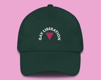 Gay Liberation Hat: LGBTQ Pride Cotton Twill Cap
