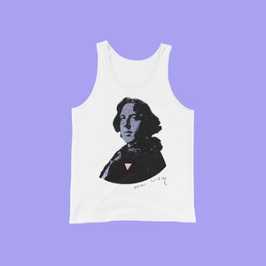 Oscar Wilde Tribute Tank Top | Queer Artist Lgbtq Pride Gay History | Classic Tank Top Unisex
