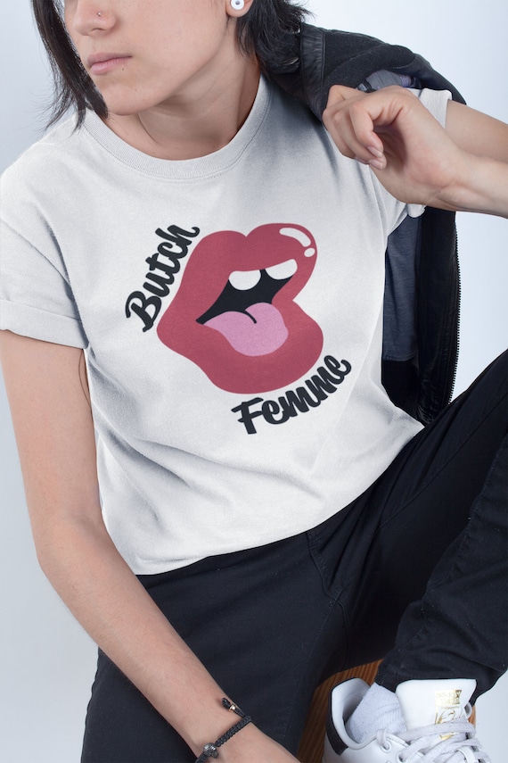 Buy Butch Femme T shirt Lesbian T shirt Butch Clothing Tomboy T