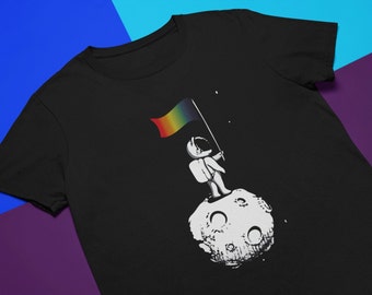 Ally Shirt LGBTQ Astronaut | Gay Shirt, LGBT Shirts, Gay Flag, Queer Pride