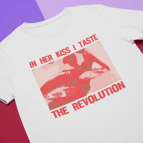 Camiseta Riot Grrrl: Amor lésbico, feminista y queer - Camiseta blanca unisex