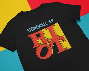 Stonewall '69 Riot T-Shirt: Vintage Gay Liberation NYC Pride Tee