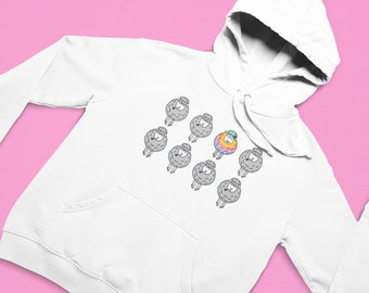 Rainbow Sheep LGBTQ Pride Hoodie: Queer Tomboy Unisex Wear