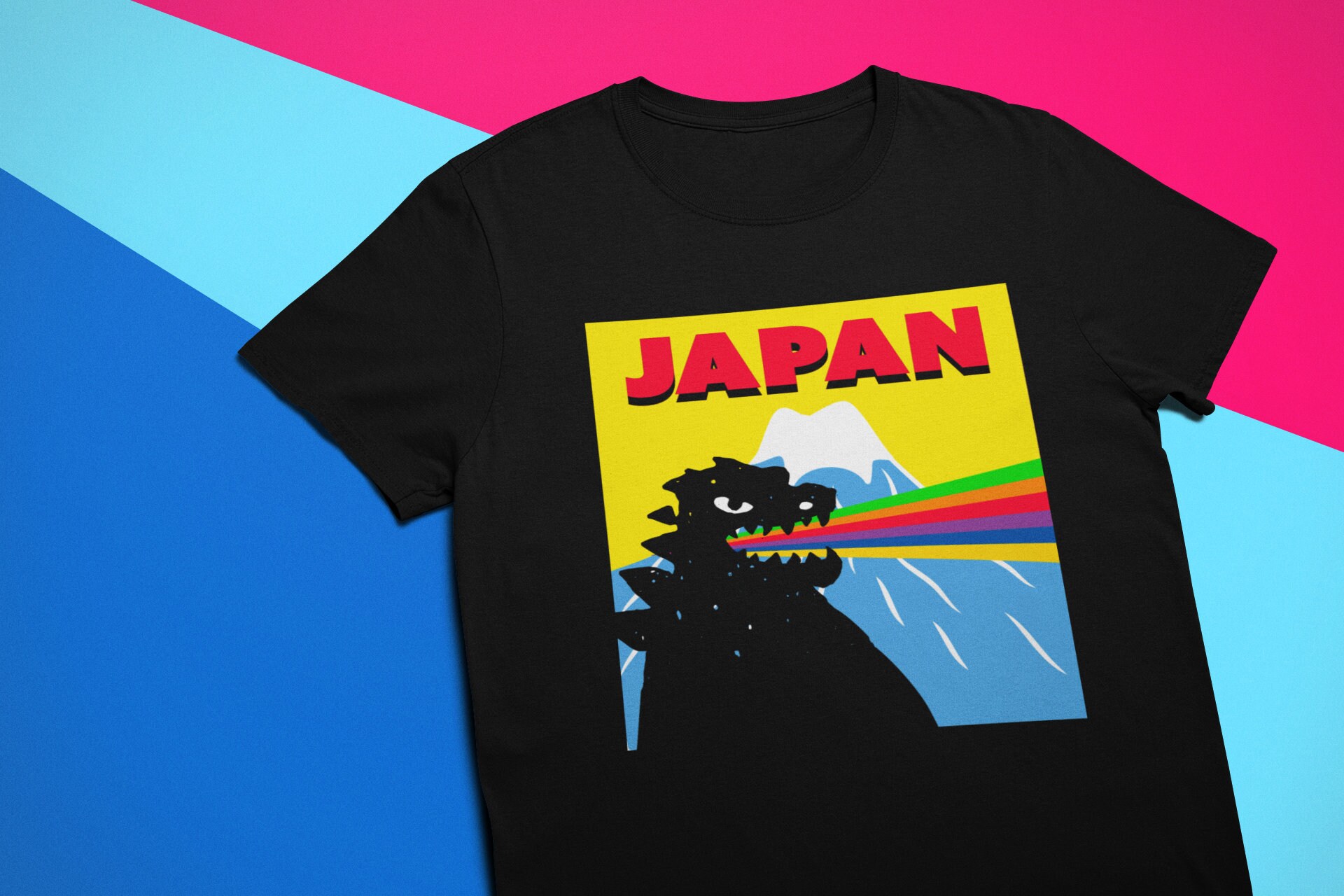 Japan Pride Godzilla (Youth T-shirt) | Harajuku Kawaii Japan Streetwear Cute Gojira Tee