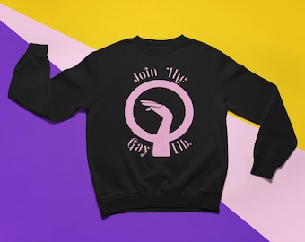 Gay Liberation Front Sweatshirt: Vintage LGBTQ Rights Unisex Jumper